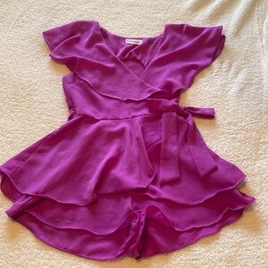 Ruffle romper
